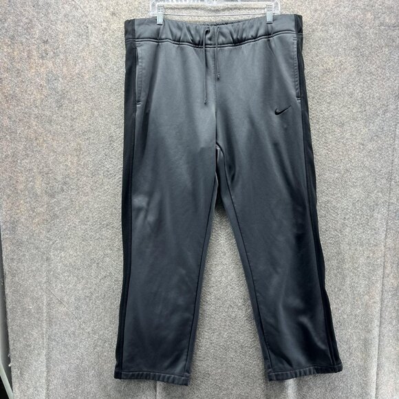 Nike Therma-Fit Pants Mens XL Black Fleece Lined Track Athletic Warm Up Joggers - Picture 1 of 11